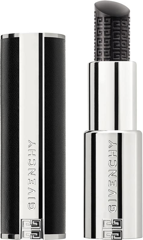 givenchy black lip balm|Givenchy rouge interdit vinyl lipstick.